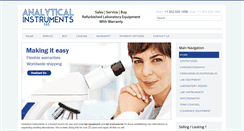 Desktop Screenshot of analyticalinstrument.com